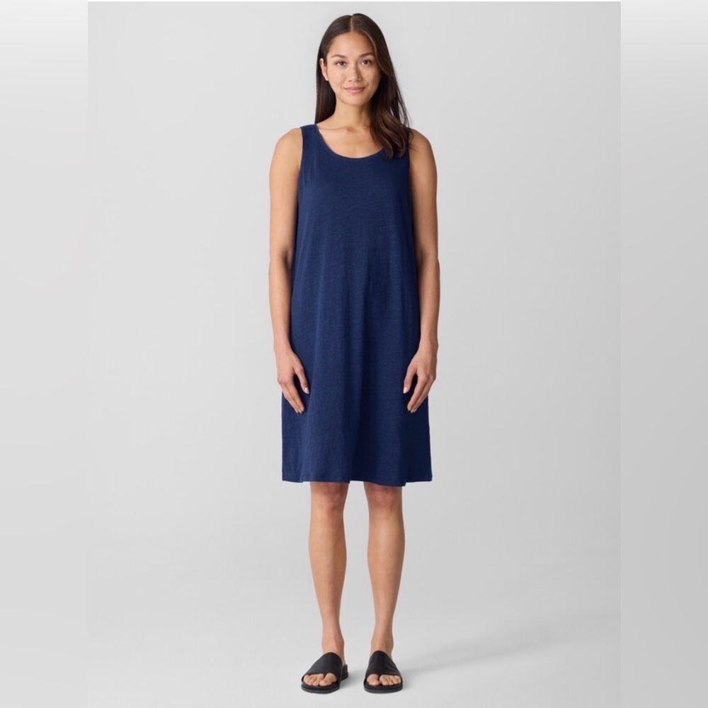 Eileen Fisher | Organic Linen Jersey Tank Dress